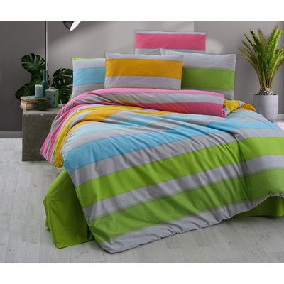 Brotex Obliečky bavlna Rainbow color 200x240 70x90