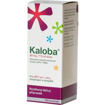 KALOBA 20 MG/7,5 ML SIRUP POR SIR 100ML