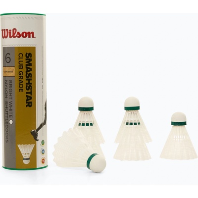 Wilson Smashstar совалки за бадминтон 6 бр. бели