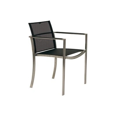 Royal Botania O-Zon broušená ocel, výplet Batyline světle hnědý cappuccino