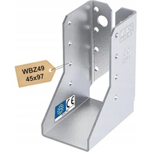 Domax WBZ 49 trámová botka uzavřená 45x97x75x2,0 mm