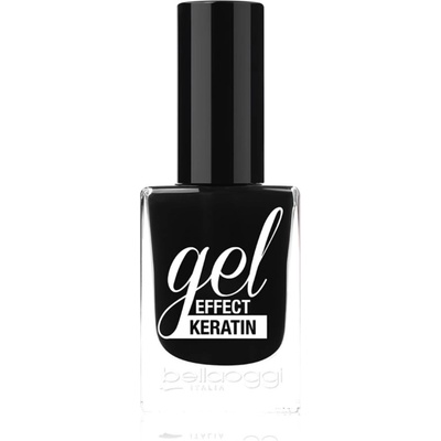 Gel Effect Keratin Nail Polish лак за нокти цвят Black To Gold 10ml