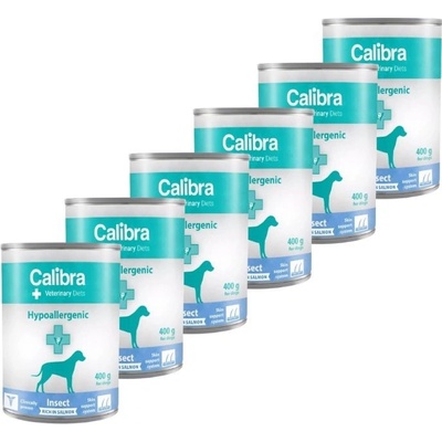 Calibra VD Dog Hypoallergenic Insect & Salmon 6 x 400 g