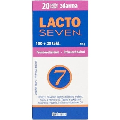 Vitabalans Lactoseven 100 + 20 tabliet