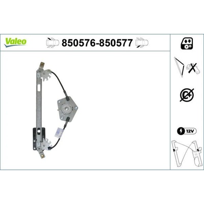 Zvedací zařízení oken VALEO 850577
