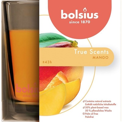 Bolsius Aromatic Mango 95 x 95 mm