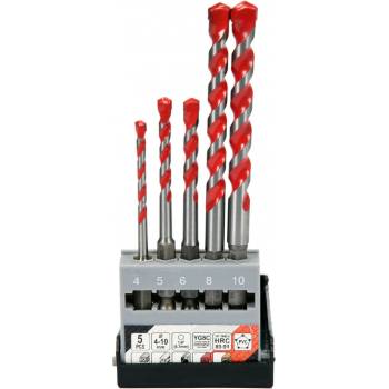YATO Sada univerzálnych vrtákov YG6X 4-10 mm 5 ks. T (YT-44789)