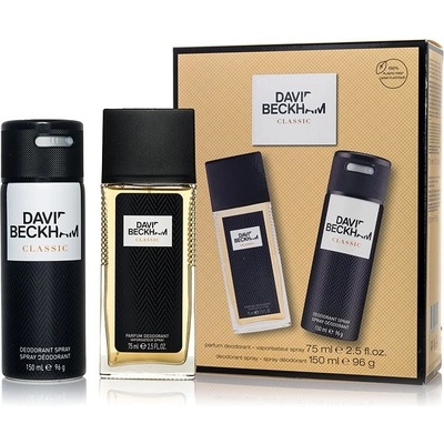 David Beckham Classic parfémovaný deodorant sklo 75 ml + deodorant sprej 150 ml darčeková sada