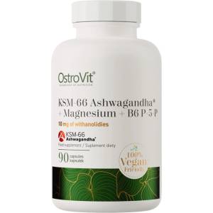 OstroVit KSM-66 Ashwagandha® + Magnesium + B6 P-5-P [90 капсули]