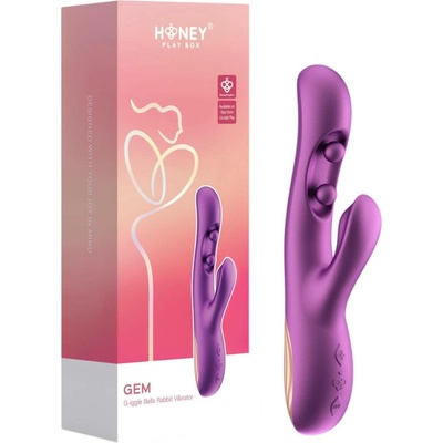 GEM Honey s králíčkem a masážními kuličkami Play Box