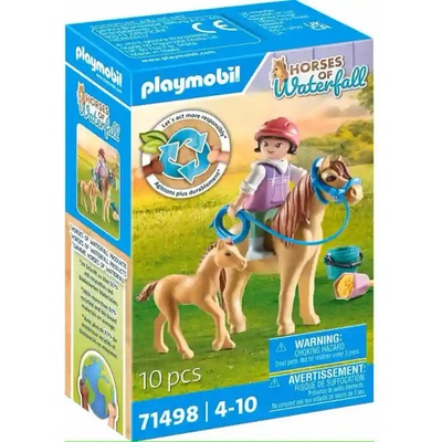 Playmobil 71498 Dieťa s poníkom a žriebätkom