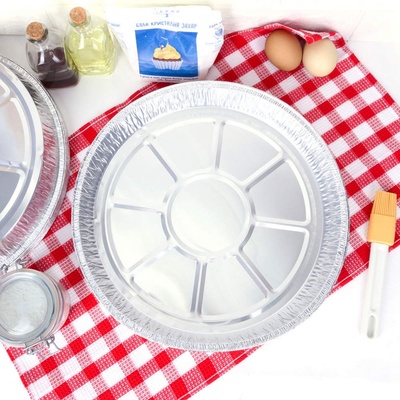 32 см. кръгла алуминиева тава еднократна