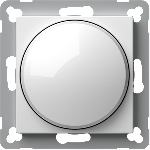 TEM ДИМЕР РОТАТИВЕН tem r=10-250w led=0-100va eq19pwxo БЯЛ (eq19pwxo)