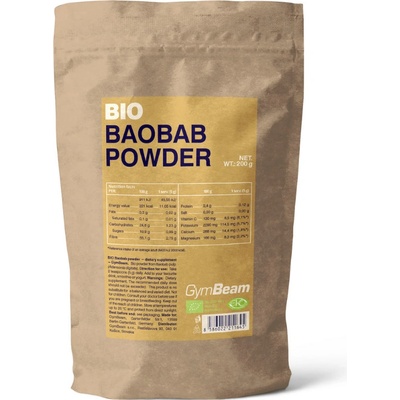 GymBeam BIO Baobab prášek 200 g – Sleviste.cz