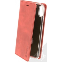 Pouzdro Krusell Sunne 4 Card FolioWallet iPhone Xs / X červené