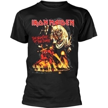 Iron Maiden Риза Number Of The Beast Graphic Unisex Black XL (IMTEE12MB04)