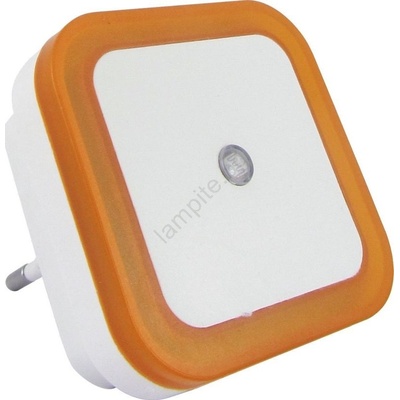 Baterie Centrum Led Нощна лампа със сензор за здрач led/0, 5w/230v оранжева (bc0193)