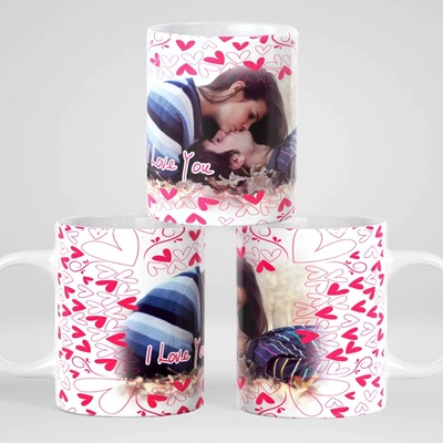 Art gift Чаша със снимка - I Love You