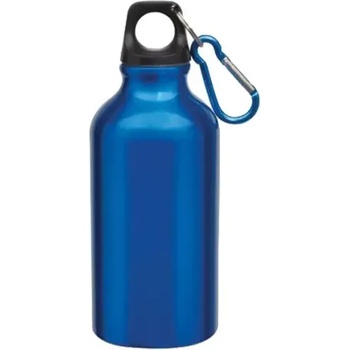 Image 1 of Алуминиева бутилка с карабинер TOPS Transit, 400 мл, синя