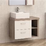 InterCeramic Конзолен шкаф за баня InterCeramic ICP 754655 - 2 чекмеджета без умивалник (ICP 754655)