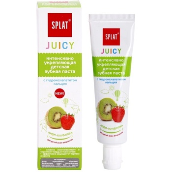 Splat Juicy zubná pasta pre posílení zubná skloviny dětí i dospělých s příchutí kiwi+jahoda 35 ml