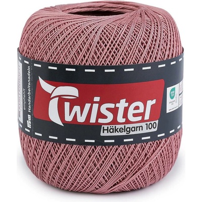 Bavlněná příze háčkovací Häkelgarn 100 g Varianta: 5 (033) starorůžová sv., Balení: 1 ks 60554/156575/280934