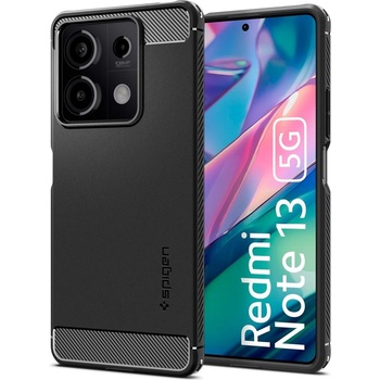 Image 1 of Spigen Гръб Spigen Rugged Armor за Xiaomi Redmi Note 13 5 G, Черен