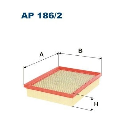 FILTRON Vzduchový filter AP 186/2