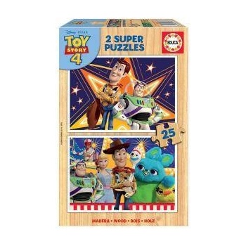 Educa Детски пъзел 2х25 части Educa, 18083 TOY STORY 4, 8412668180833
