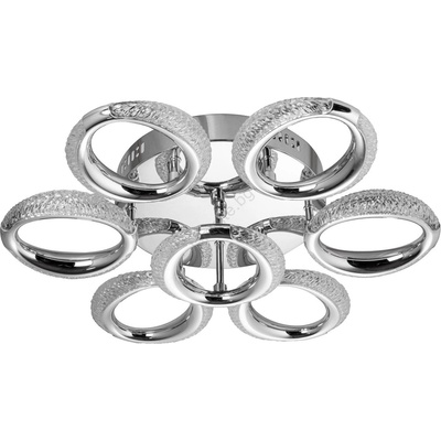 Venti LED Плафониера 7xLED/14W/230V 3000-5000K Ø 50 см лъскав хром (VE0574)