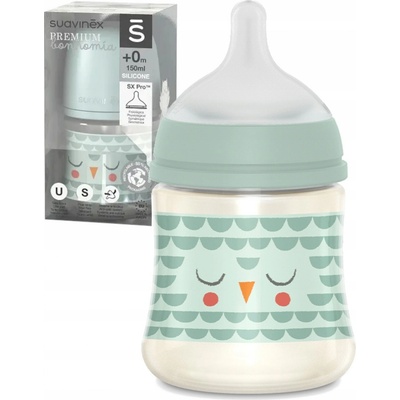 Suavinex láhev Bonhomia fyziologická SX Pro SF zelená 150 ml