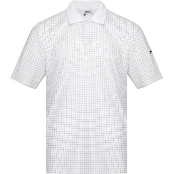 Image 1 of Slazenger Check Golf Polo Mens - White