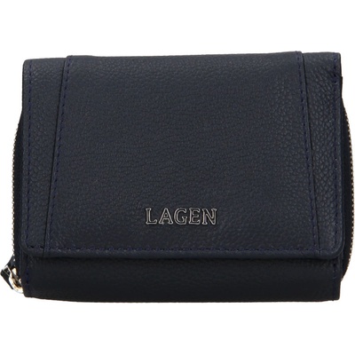 Lagen dámska peňaženka kožená BLC 5312 222 NAVY BLUE tmavo modrá