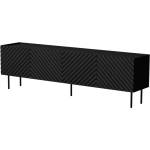Cama MEBLE ТВ шкаф Cama LUCCA 4D 200x40x59 черен (490370)
