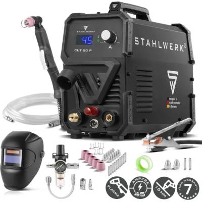 STAHLWERK Комплект апарат за плазмено рязане stahlwerk cut 50 p set full/ 15-50А (1212)