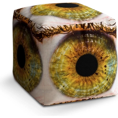 Sablio Taburet Cube Oko: 40x40x40 cm