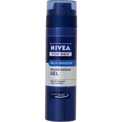 Nivea For Men Mild gel na holení pro muže 200 ml – Zboží Dáma