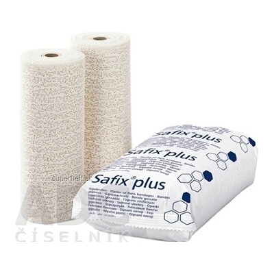 SAFIX PLUS obväz sadrový 8 cm x 3 m 1 x 2 ks
