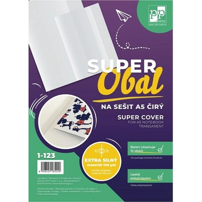 SUPEROBAL na sešit A5 čirý