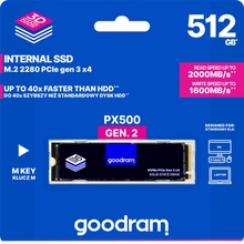 Goodram PX500 512GB, SSDPR-PX500-512-80-G2