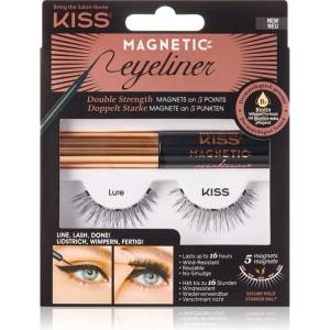 KISS Magnetic Eyeliner & Eyelash Kit магнитни мигли 01 Lure 1 чифт