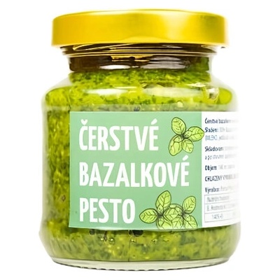 Dobroty s příběhem Naše Bazalkové pesto 140 g