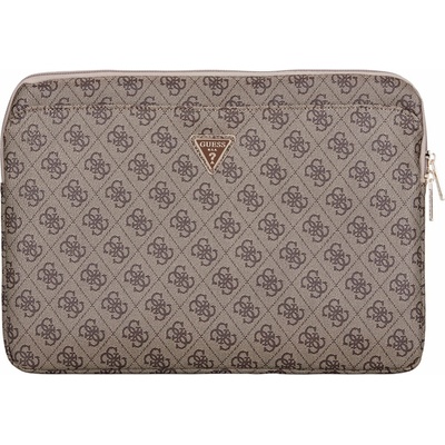 Guess PU 4G Triangle Logo Obal pro Notebook 14" - hnedá 14543221