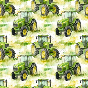 Softshell zelený traktor by MIMI