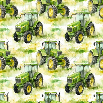 Softshell zelený traktor by MIMI