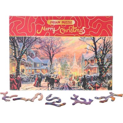 Matyska Merry Christmas Zasněžená ulice 468 dílků