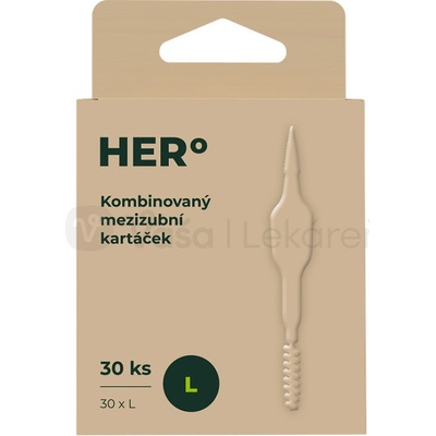 Herbadent HERo Medzizubná kefka kombinovaná L 30 ks