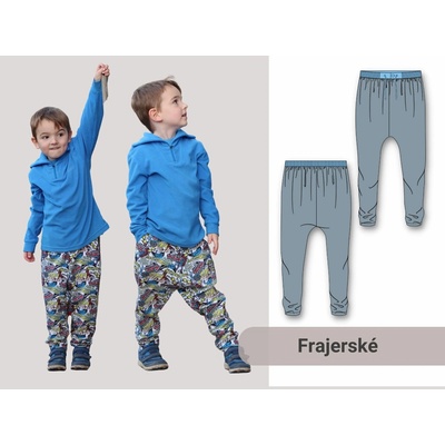 Šijeme hravě Střih parkour dětské tepláky