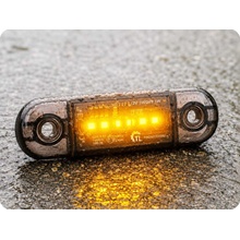 KAMAR LED bočné obrysové svetlo ORANŽOVÉ 1W, 12/24V, IP67 [L1321]