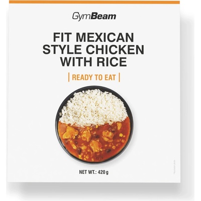 GymBeam FIT Kuracie s ryžou na mexický spôsob Ready to eat 6 x 420 g